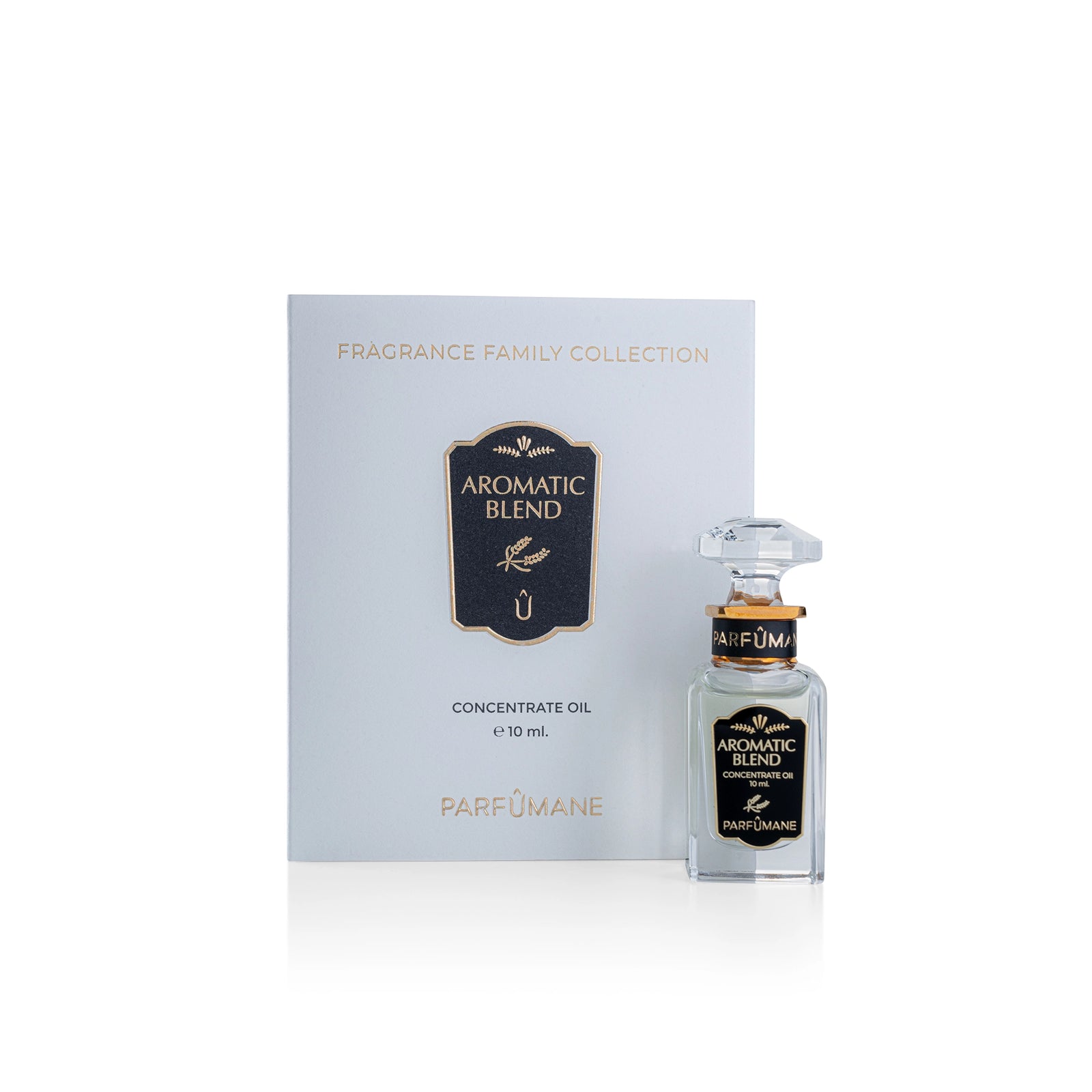 PARFUMANE ● Aromatic Blend | Alkolsüz Konsantre Yağ Parfüm, Yeşil Çay ve Menekşe ile Ferah Çiçeksi Denge – AROMATIC BLEND 10ml