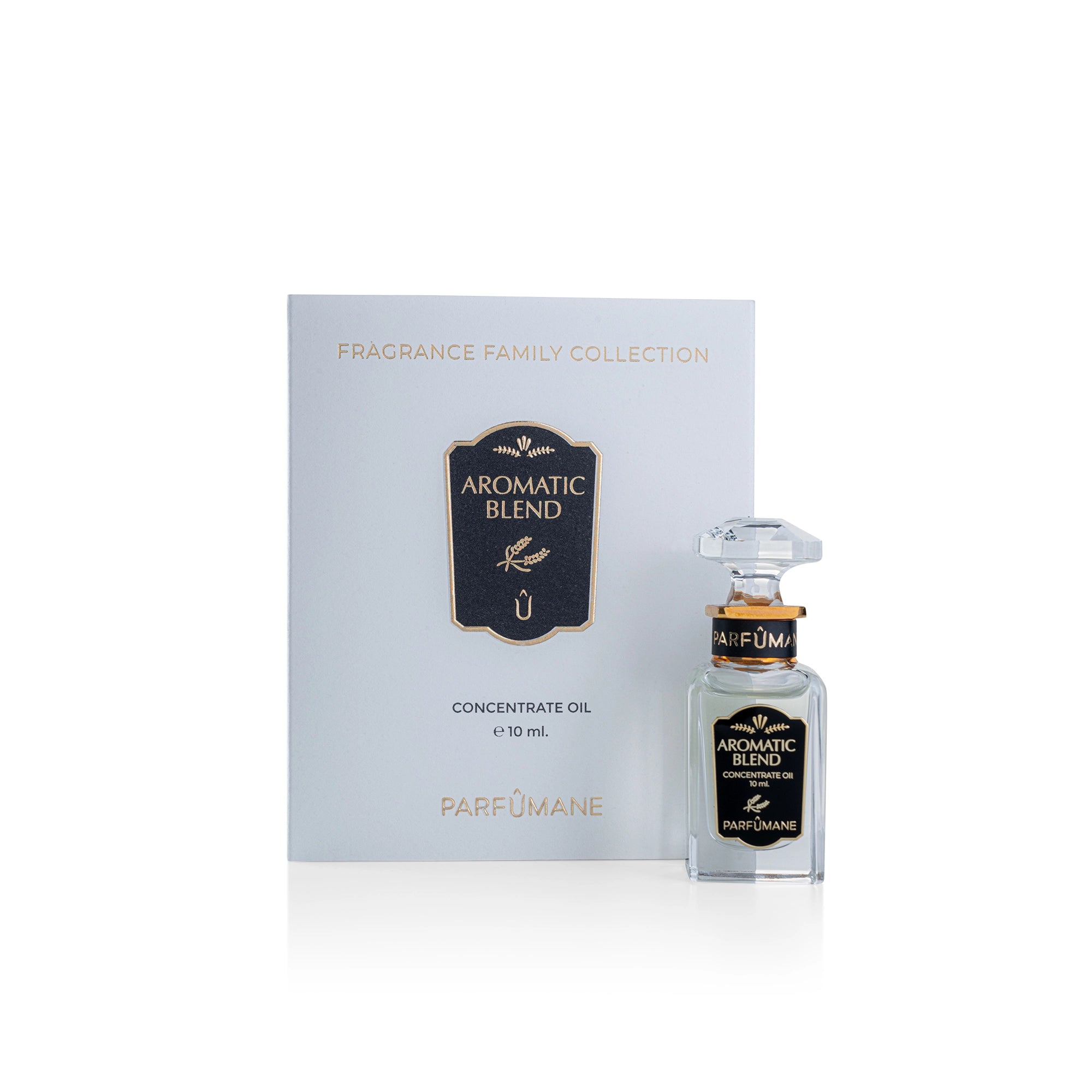 PARFUMANE ● Aromatic Blend | Alkolsüz Konsantre Yağ Parfüm, Yeşil Çay ve Menekşe ile Ferah Çiçeksi Denge – AROMATIC BLEND 10ml