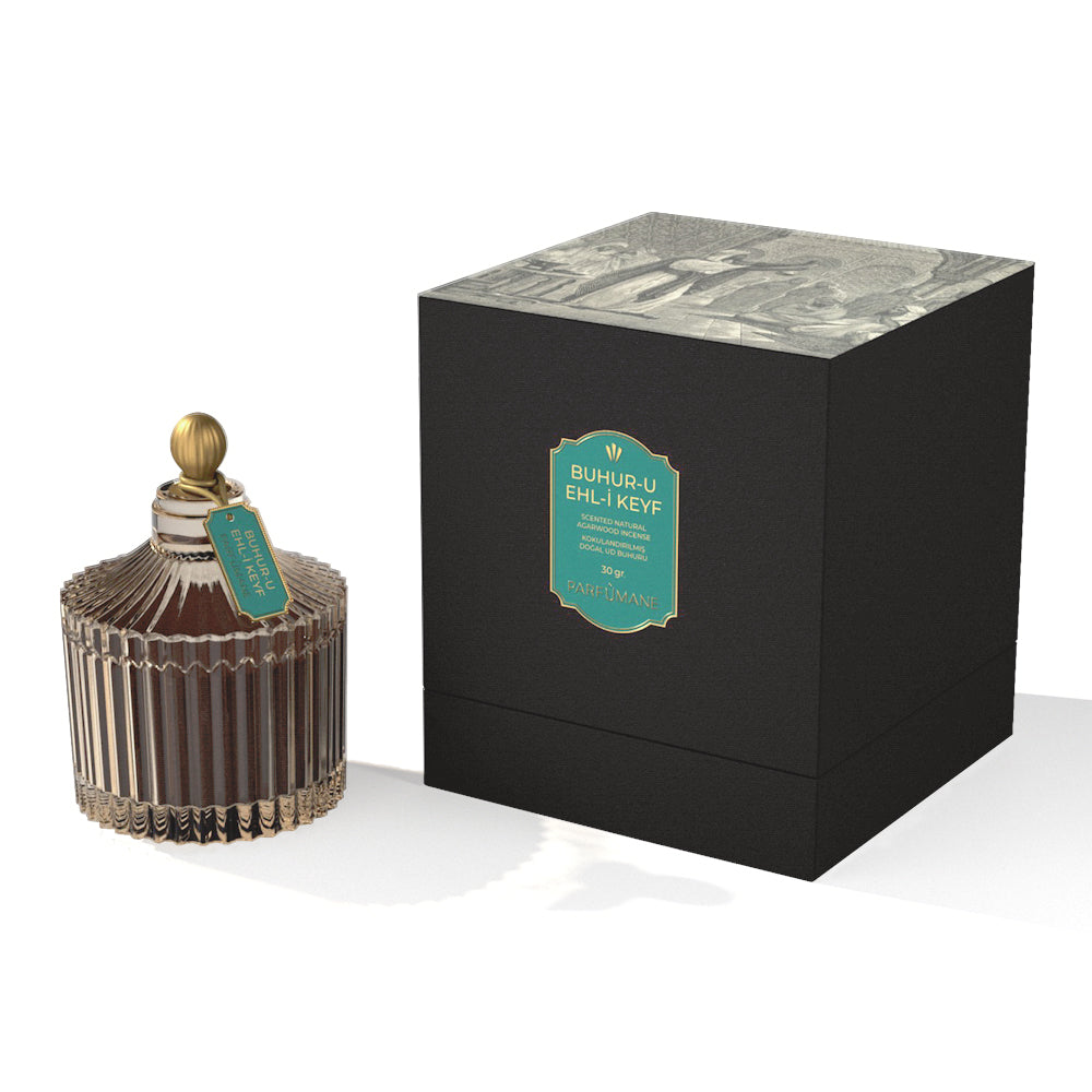 PERFUME ● Buhur-u Ehl-i Keyf | Scented Natural Oud Frankincense, Essences That Provide Pleasure and Peace - BUHUR-U EHL-I KEYF 30gr