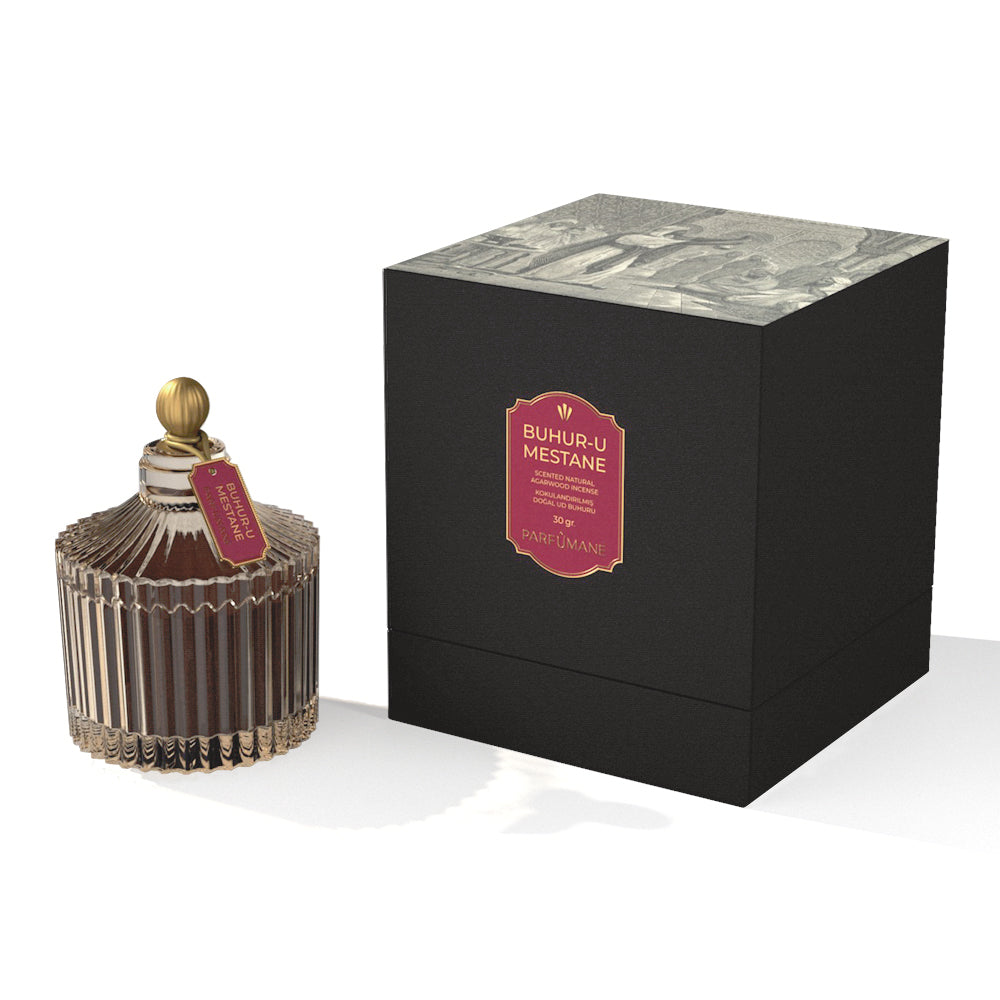 PARFUMANE ● Buhur-u Mestane | Scented Natural Oud Incense, Enriched with Oriental Essences - BUHUR-U MESTANE 30gr