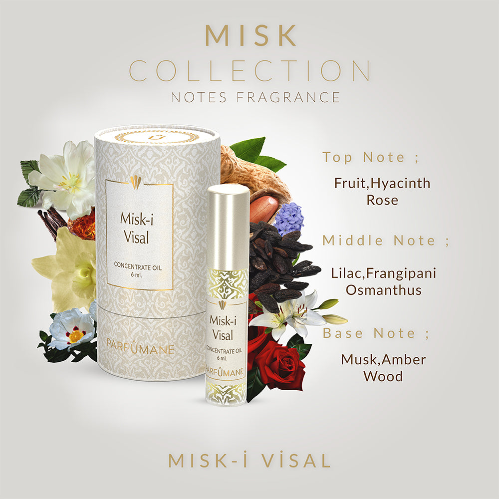 PARFUMANE ● Misk-i Visal | Concentrated Essence, Special Natural Fragrance for Meeting Moments - MİSK-İ VİSAL 6ml