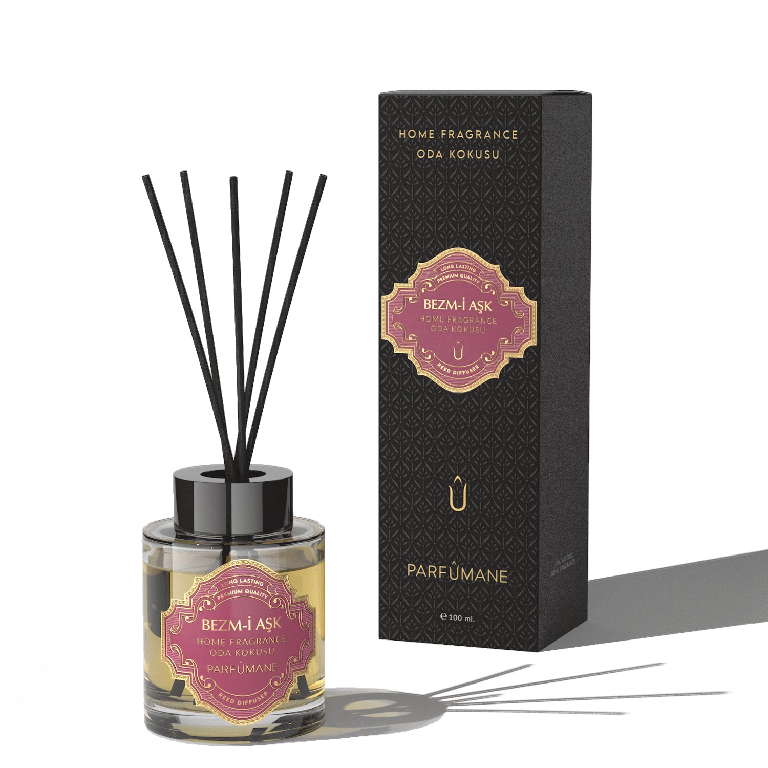 PARFUMANE ● Bezm-i Aşk | Stick Room Fragrance, Romantic and Fascinating Ambient Fragrance - BEZM-I ASK Stick Room Fragrance 100ml