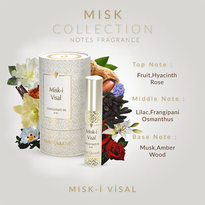 PARFUMANE ● Misk-i Visal | Concentrated Essence, Special Natural Fragrance for Meeting Moments - MİSK-İ VİSAL 6ml