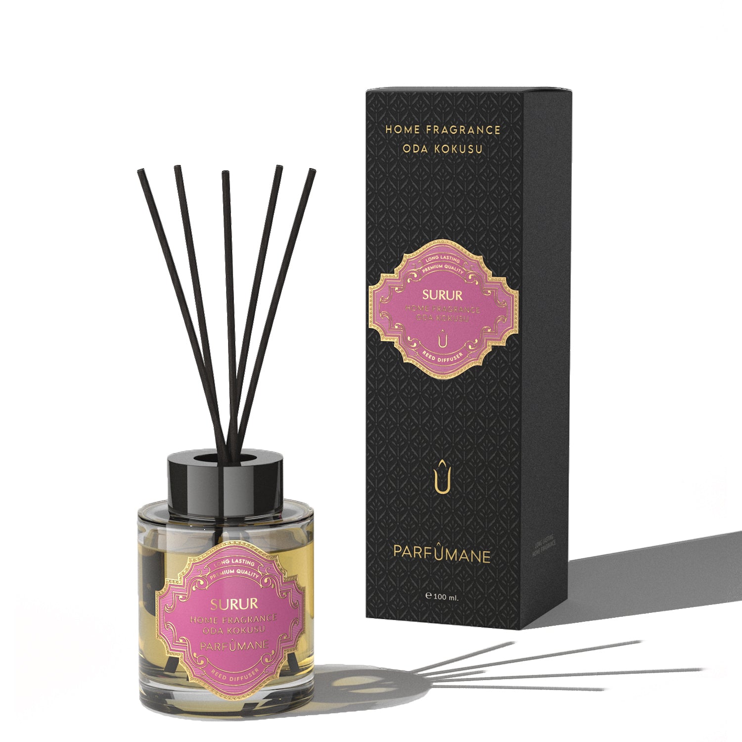 PARFUMANE ● Surur | Stick Room Fragrance, Cheerful and Energetic Ambient Fragrance - SURUR Stick Room Fragrance 100ml