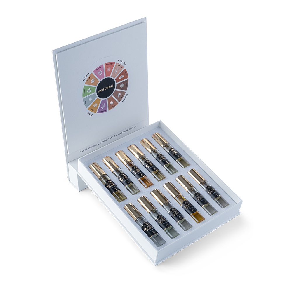PARFUMANE ● Family Fragrance | Set for Daily and Special Moments with 12 Different Unique Fragrances - Collection Set 12x10 ml. Spray Perfume