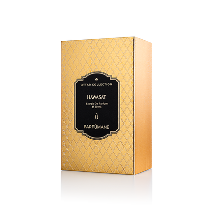 PARFUMANE ● Hawasat | Extrait De Perfume, Permanent Fragrance with Natural and Intense Attar Essences - HAWASAT 50ml