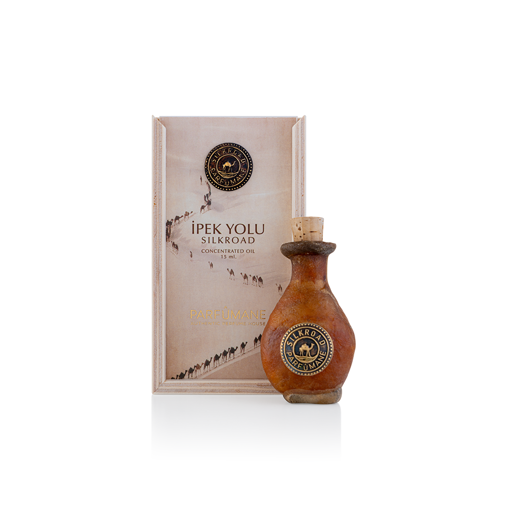 PARFUMANE ● Silkroad | Concentrated Perfume Oil in Antique Bottle, Journey with the Mysterious Scents of History - Silk Road SILKROAD 15ml