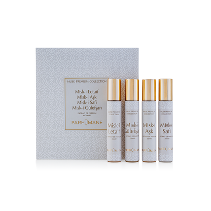 PARFUMANE ● Musk Premium Set | 4x20ml Spray Perfume – Elegance and Longevity with Four Distinct Interpretations of Musk - MUSK PREMIUM SET