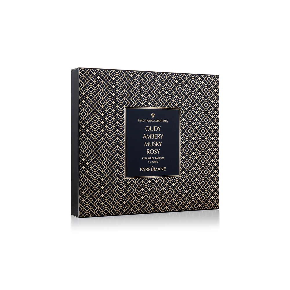 PARFUMANE ● Traditional Essentials | Classic Perfume Experience with Timeless Essences - Set 4x20 ml. Spray Perfume