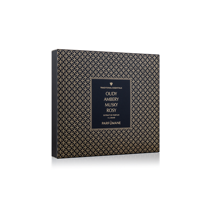 PARFUMANE ● Traditional Essentials | Classic Perfume Experience with Timeless Essences - Set 4x20 ml. Spray Perfume