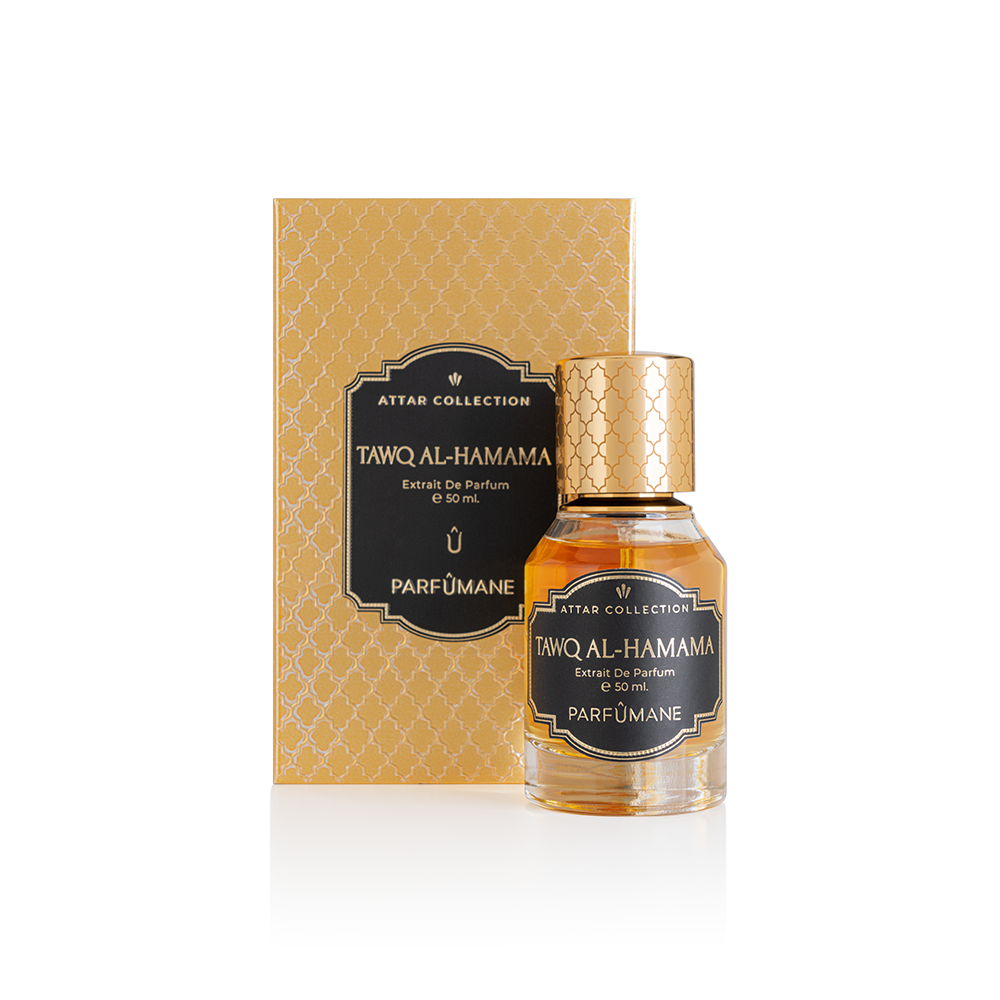 PARFUMANE ● Tawq Al-Hamama | Extrait De Parfüm, Doğal ve Yoğun Attar Esanslarıyla Kalıcı Koku - TAWQ AL-HAMAMA 50ml