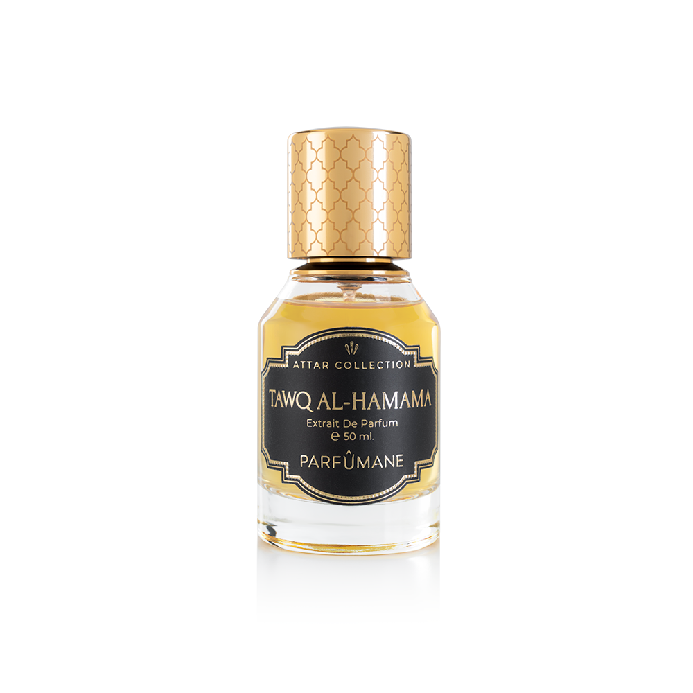 PARFUMANE ● Tawq Al-Hamama | Extrait De Parfüm, Doğal ve Yoğun Attar Esanslarıyla Kalıcı Koku - TAWQ AL-HAMAMA 50ml